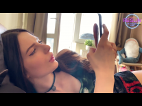 Nipples pierced brunette with soft skin gets cum in her pussy